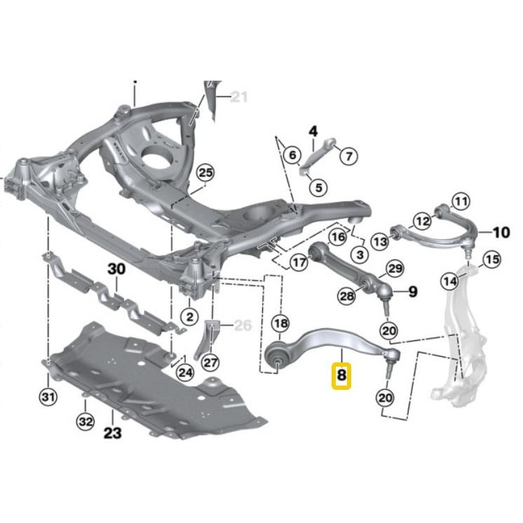 Barra De Acoplamiento GSP Posterior/péndulo Delantero Derecho, Longitud 285.5 Mm, Rosca M12x1.75 - Compatible Con Opel Mokka, Chevrolet Captiva, Opel Antara