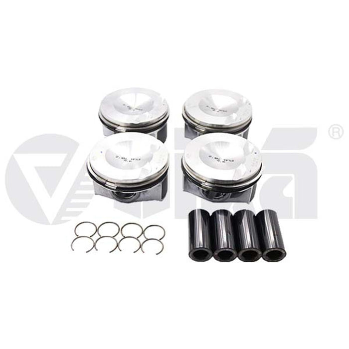 Kit de 4 pistones con anillos