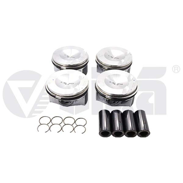 Kit de 4 pistones con anillos