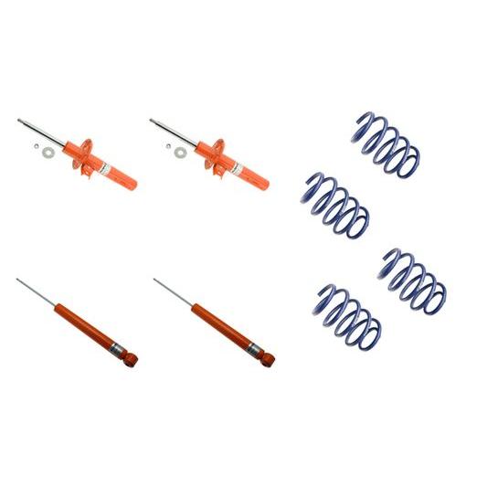 Kit 4 amortiguadores delanteros y traseros con resortes sport