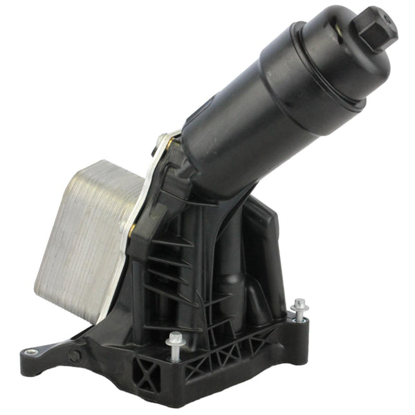 Caja base del filtro de aceite con enfriador