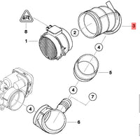 Tubo al sensor maf