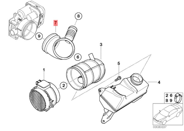 Tubo al cuerpo de aceleracion