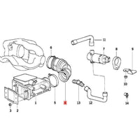 Tubo de respiracion del motor