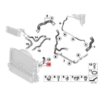 Manguera del radiador al motor