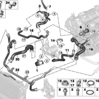 Manguera del deposito de anticongelante