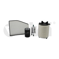 Kit 4 filtros aire aceite cabina combustible