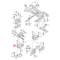 Soporte de motor izquierdo