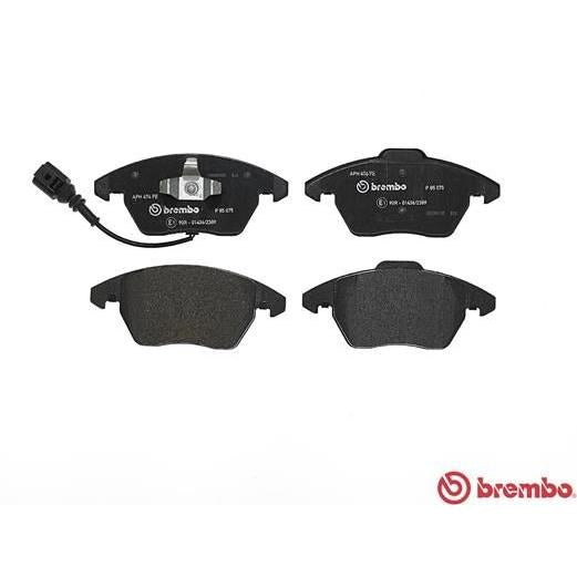 Balatas de freno con sensor delanteras
