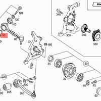 Buje de brazo inferior delantero bilateral