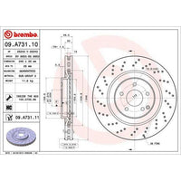 Disco de freno delantero hiper ventilado