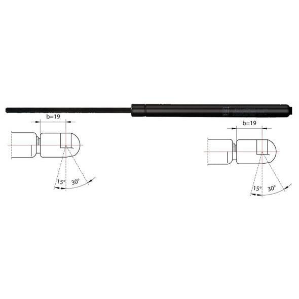 Amortiguador de cofre MERCEDES BENZ 2158800029