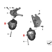 Soporte de motor bilateral