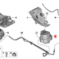 Soporte de motor izquierdo