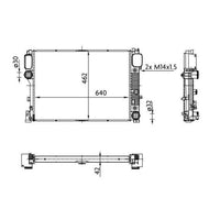 Radiador transmision automatica 2215003103