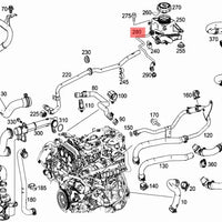 Manguera del deposito de anticongelante