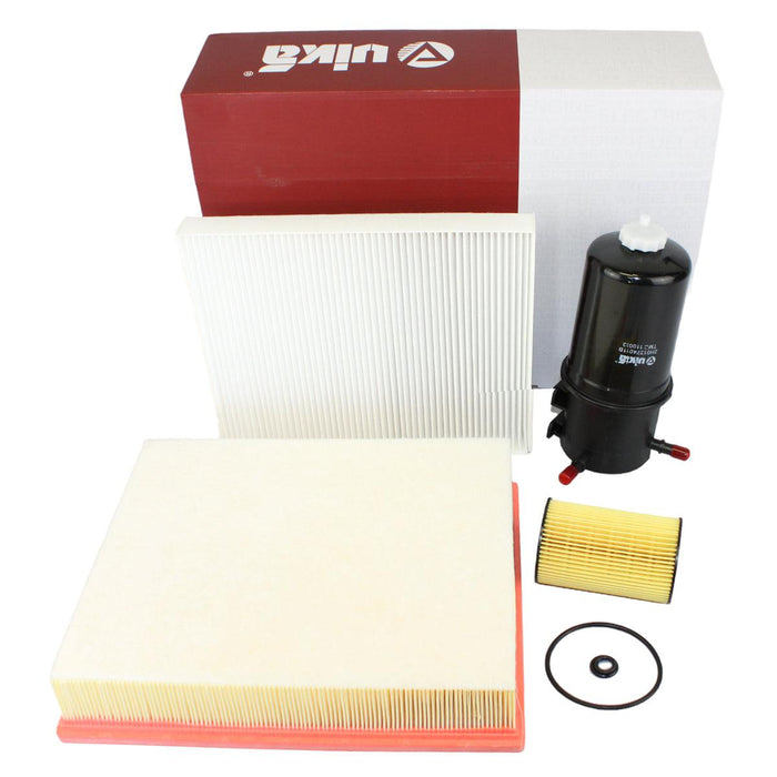 Kit 4 filtros aire aceite cabina combustible