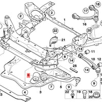Buje de brazo inferior delantero bilateral