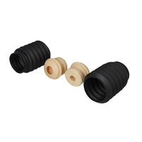 Kit 2 cubre polvos 2 topes de amortiguador delantero