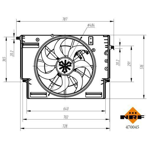 Ventilador del motor