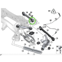 Buje de brazo superior trasero bilateral