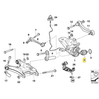 Buje de brazo inferior trasero bilateral