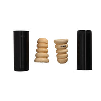 Kit 2 cubre polvos 2 topes de amortiguador delantero
