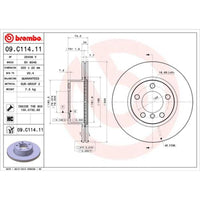 Disco de freno delantero ventilado