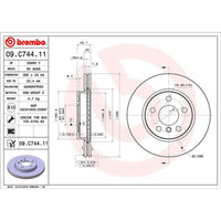 Disco delantero ventilado