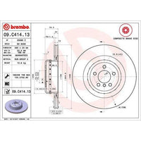 Disco de freno trasero ventilado