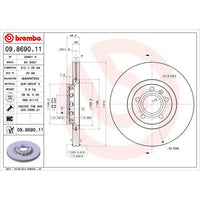 Disco ventilado delantero
