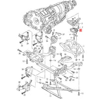 Soporte de transmision