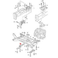 Soporte de motor posterior