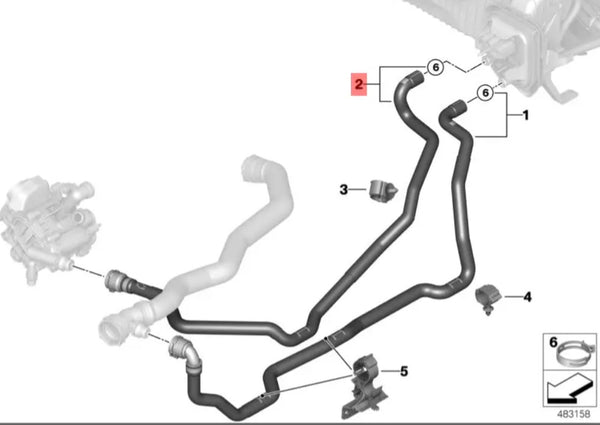 Manguera del termostato
