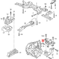 Soporte de transmision