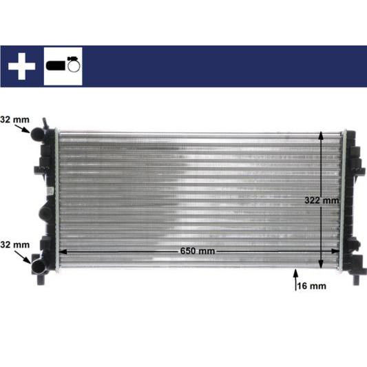 Radiador de agua 6R0121253A