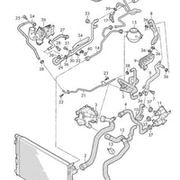 Manguera del deposito de anticongelante