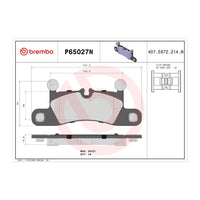 Balatas de freno traseras ceramica