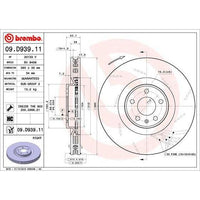 Disco de freno delantero derecho ventilado