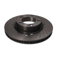 Disco de freno delantero izquierdo hiper ventilado