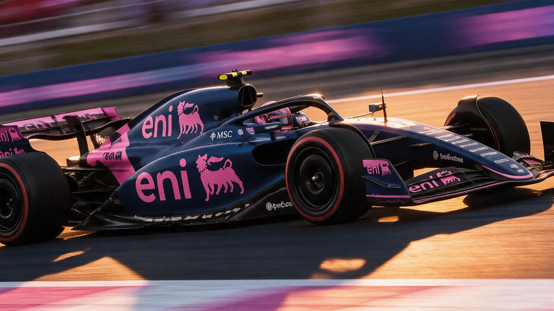 Auto de carrera en pista