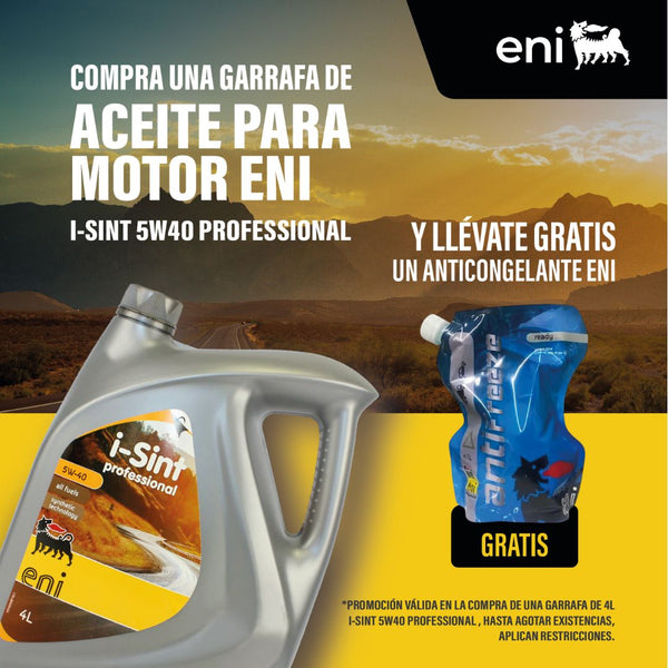 Aceite de motor 100% Sintético i-Sint Professional 5W-40 4L