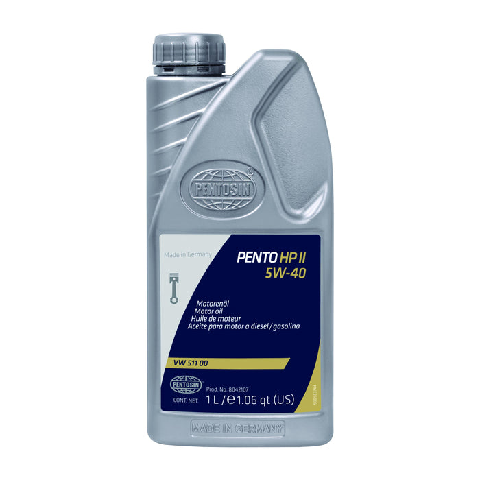 Aceite de Motor 100% Sintético HIGH PERFORMANCE II 5W-40 1L