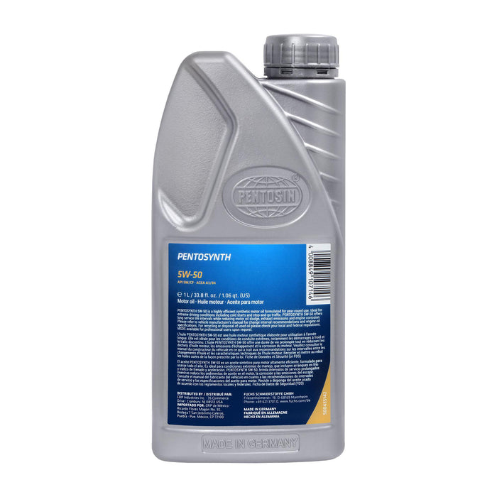 Aceite de Motor Sintético PENTOSYNTH 5W-50 1L